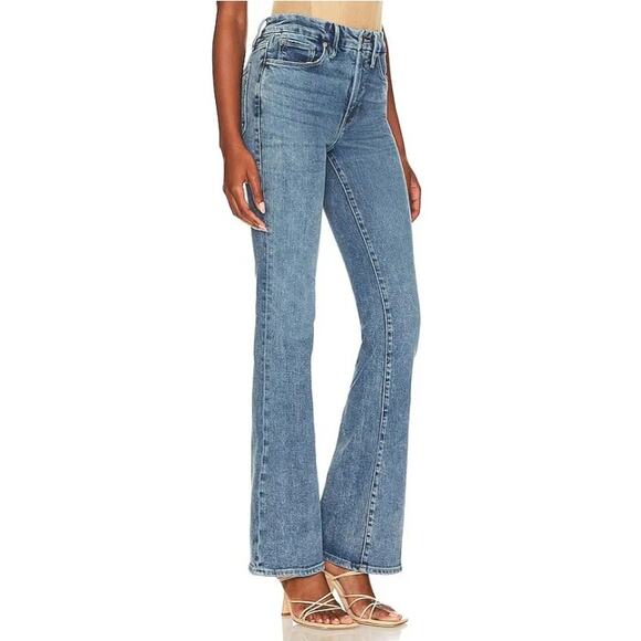 Revolve NWT Good American Good Classic Bootcut | Indigo254 Medium Wash | SZ 12 - Picture 2 of 12